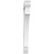 Ekena Millwork Standard Imperial Architectural Grade PVC Bracket With Traditional Ends, 3"W x 30"D x 30"H BKTP03X30X30IMP01 - alternate 4